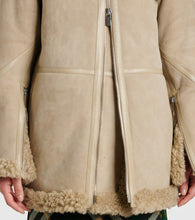 Burberry Shearling-lined leather jacket