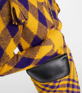 Burberry Shield Micro leather shoulder bag