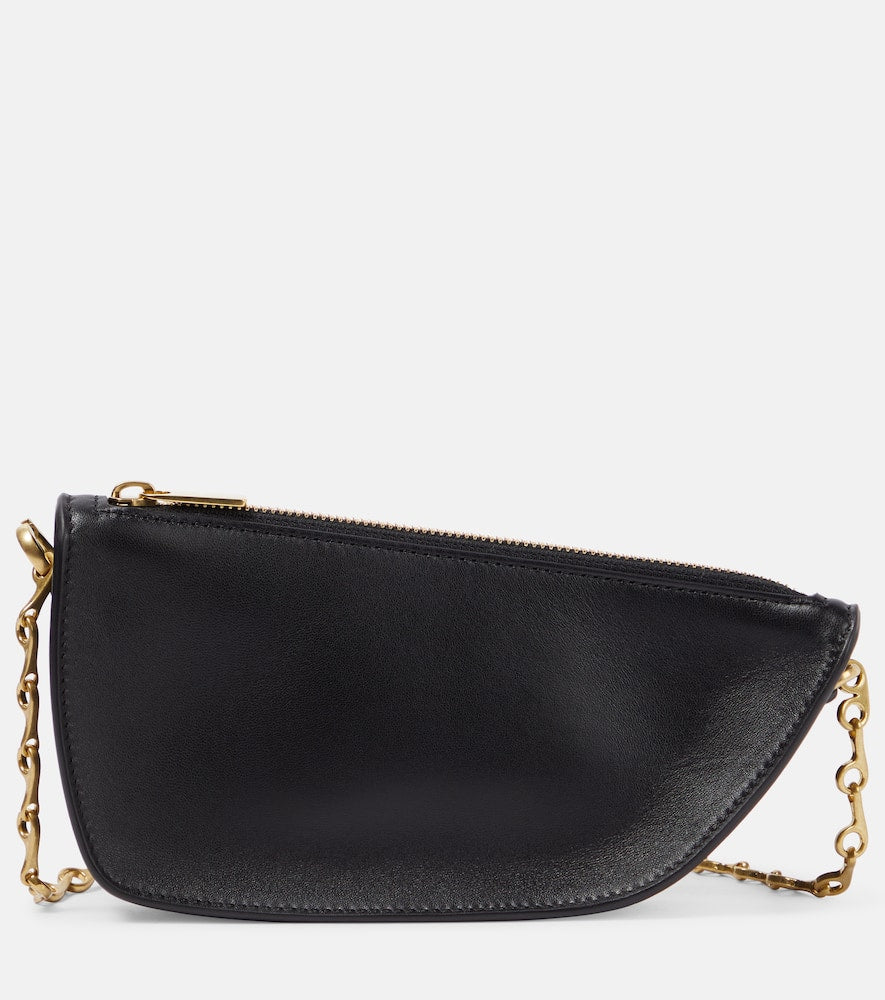 Burberry Shield Micro leather shoulder bag