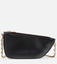 Burberry Shield Micro leather shoulder bag