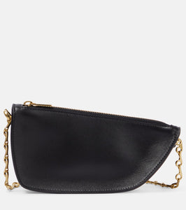 Burberry Shield Micro leather shoulder bag