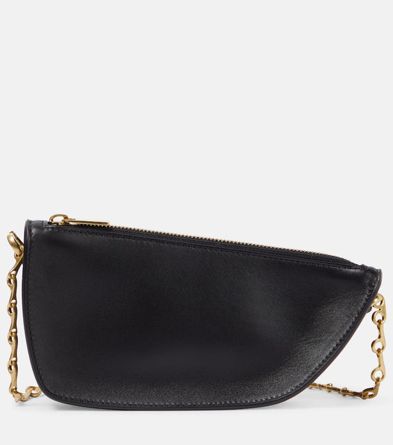 Burberry Shield Micro leather shoulder bag