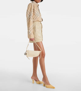 Burberry Shield Mini leather shoulder bag