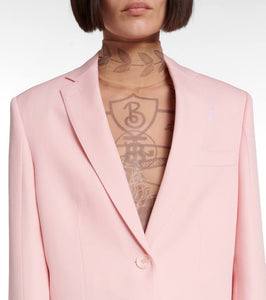 Burberry Single-breasted wool blazer