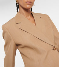 Burberry Single-breasted wool blazer