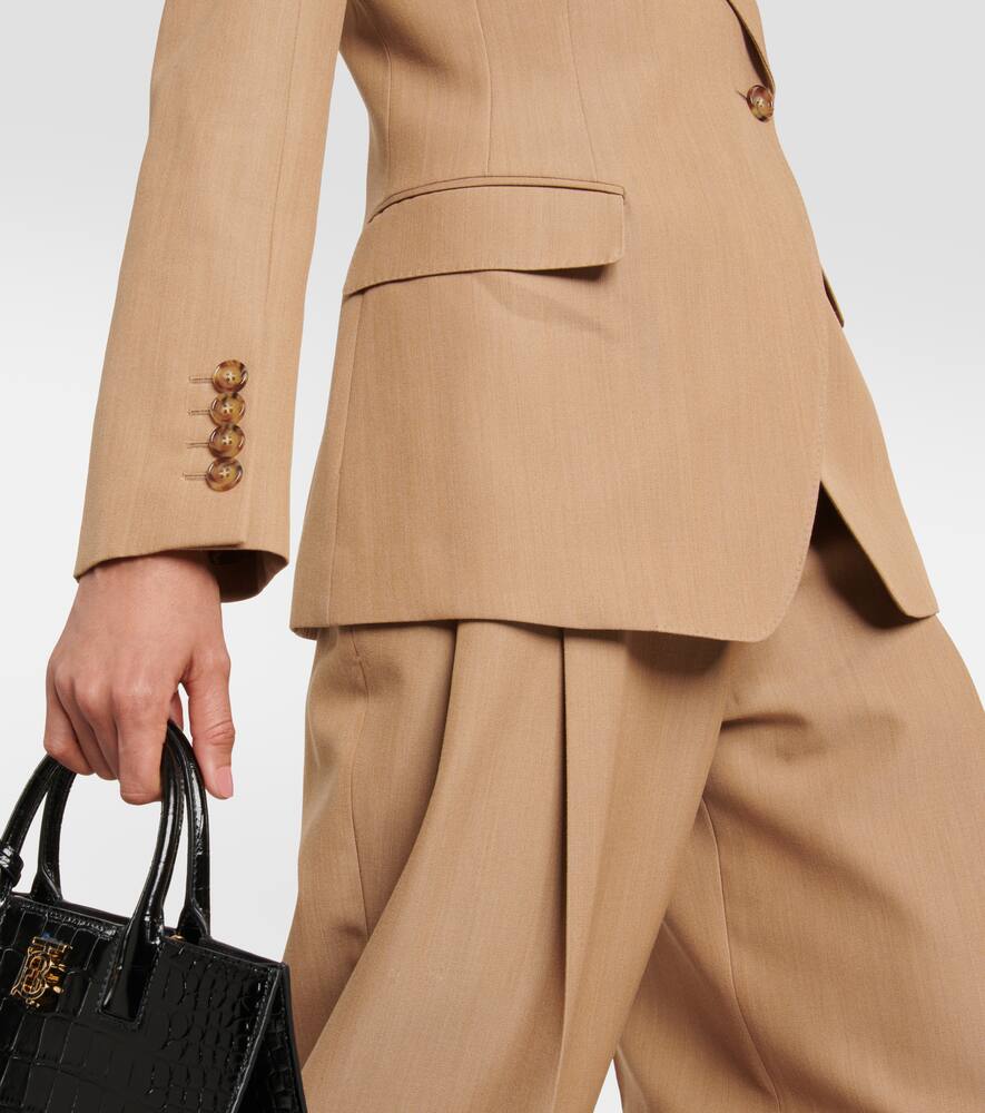 Burberry Single-breasted wool blazer