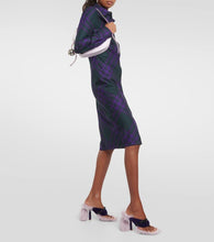 Burberry Step Post Shearling-trimmed sandals