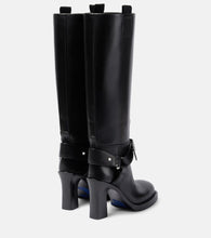 Burberry Stirrup leather knee-high boots