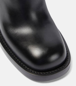 Burberry Stirrup leather knee-high boots