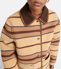 Burberry Striped wool jacket