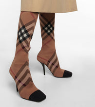 Burberry Vintage Check 105 sock boots