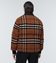 Burberry Vintage Check down jacket