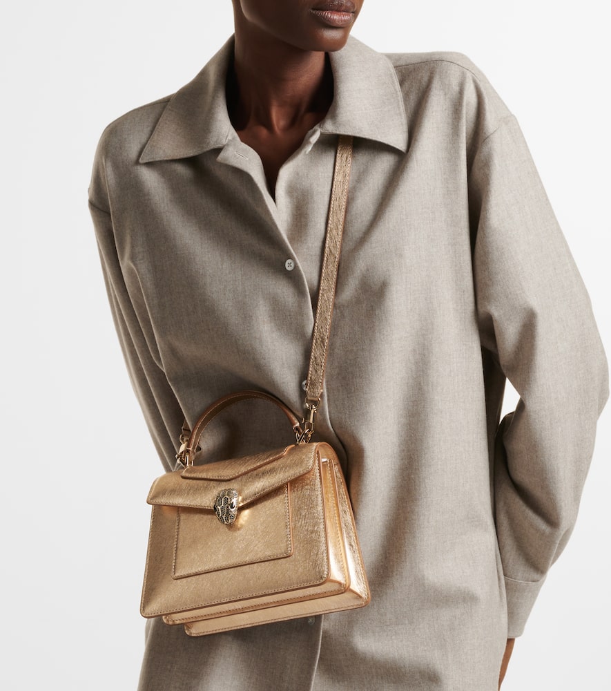 Bvlgari Serpenti Forever Medium leather tote bag