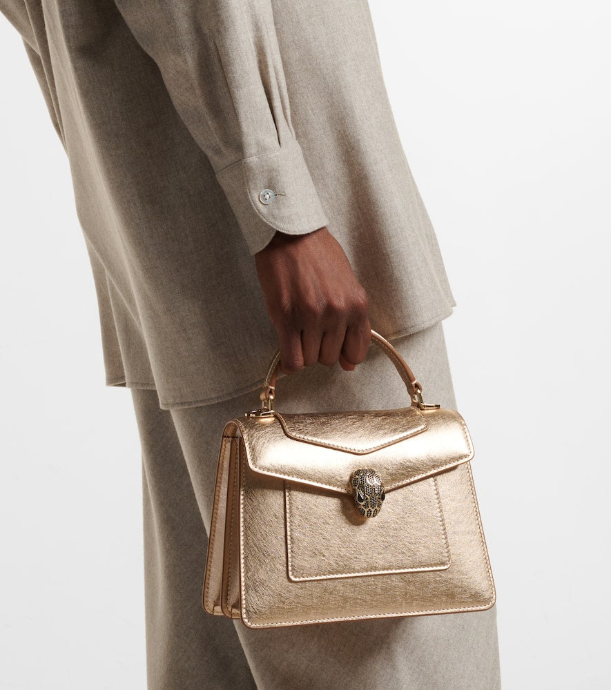 Bvlgari Serpenti Forever Medium leather tote bag