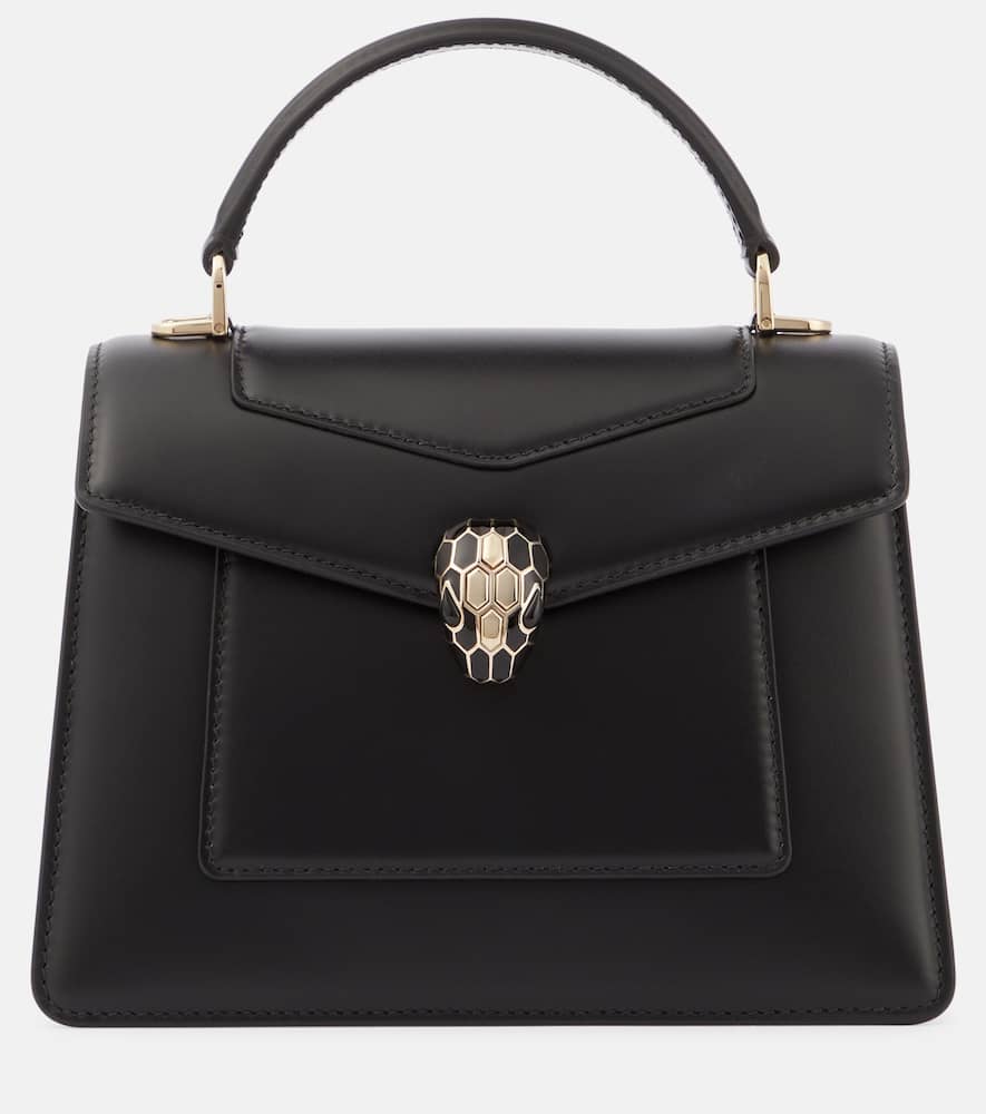 Bvlgari Serpenti Forever Medium leather tote bag. Shop Bvlgari Top-Handle Bags for women now.