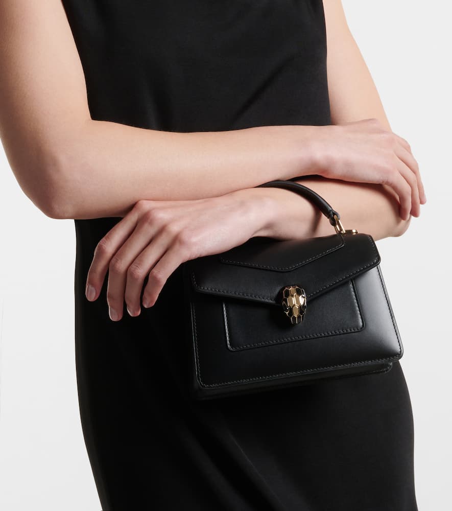 Bvlgari Serpenti Forever Mini leather shoulder bag
