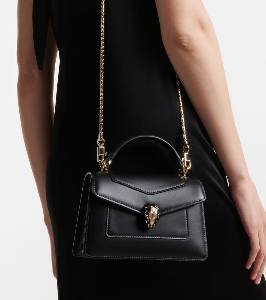 Bvlgari Serpenti Forever Mini leather shoulder bag