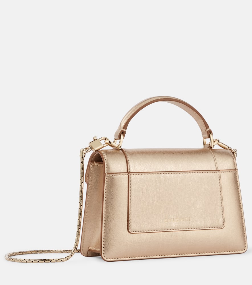 Bvlgari Serpenti Forever Mini leather tote bag