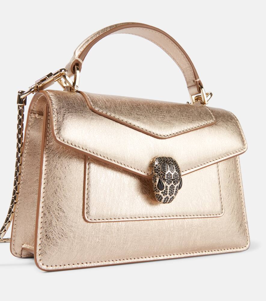 Bvlgari Serpenti Forever Mini leather tote bag