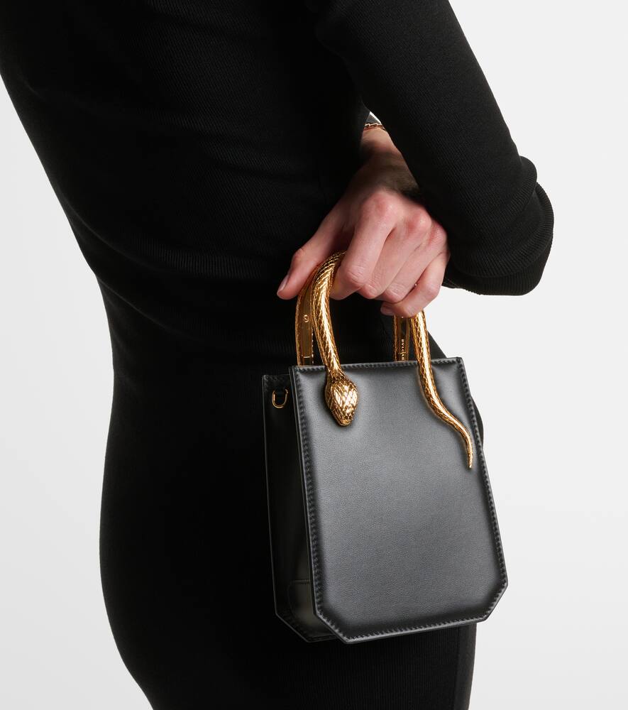 Bvlgari Serpentine Mini leather tote bag