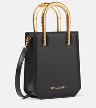 Bvlgari Serpentine Mini leather tote bag