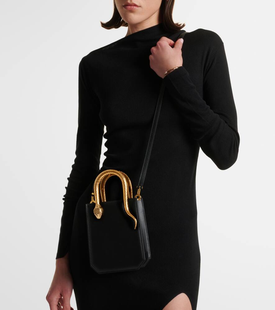 Bvlgari Serpentine Mini leather tote bag