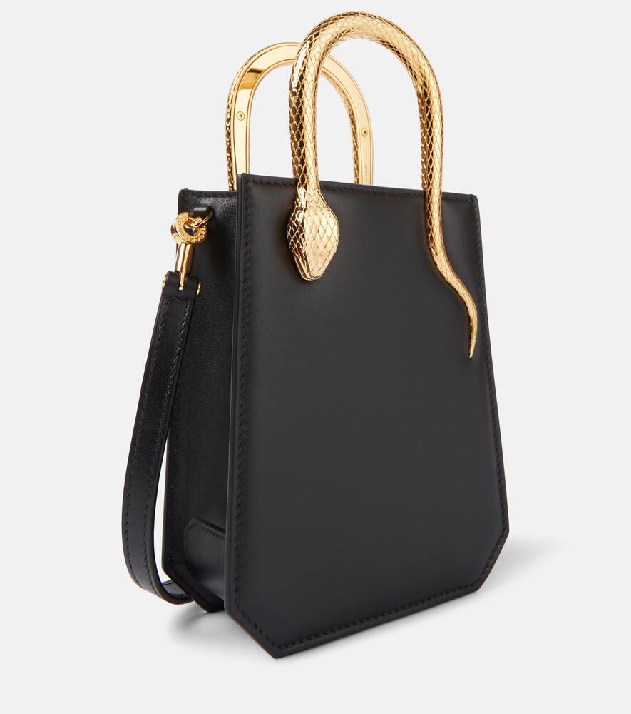 Bvlgari Serpentine Mini leather tote bag