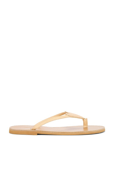 By Malene Birger Lalla Flats in Tan | Tan Flat Sandals for Women