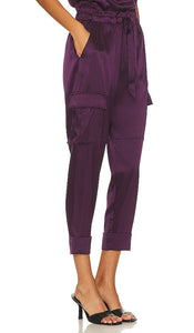 CAMI NYC Carmen Cargo Pant in Purple