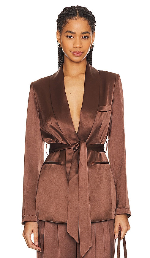 CAMI NYC Nadira Blazer in Brown