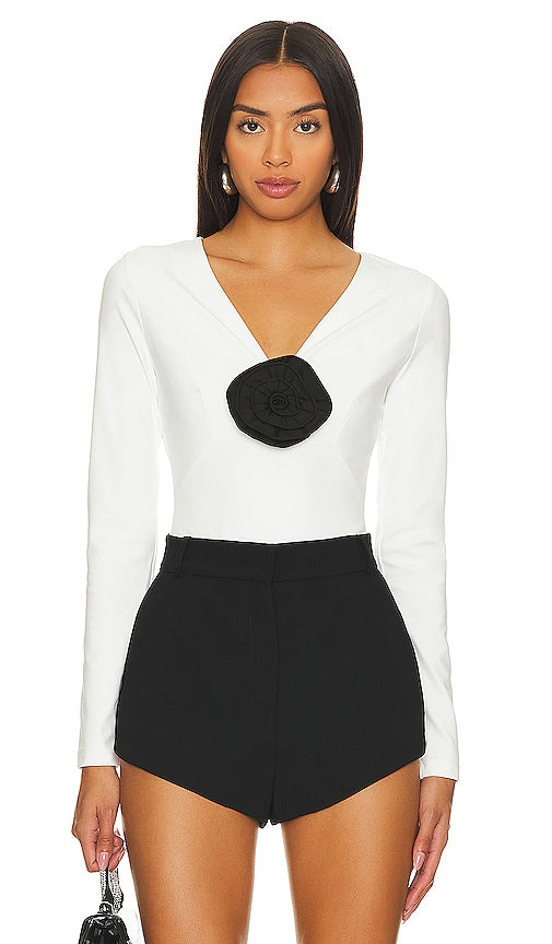 CAMI NYC Nohili Bodysuit in White - Body Nohili CAMI NYC en blanc - CAMI NYC Nohili 白色连体衣 - CAMI NYC Nohili Body in Weiß - CAMI NYC Nohili 바디수트 화이트 색상 - Body CAMI NYC Nohili in bianco