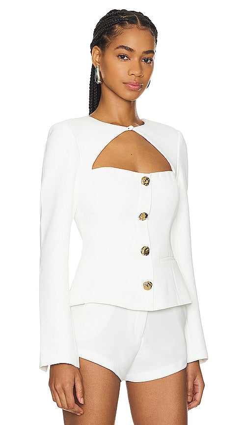CAMI NYC Zaynab Blazer in White