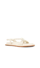 Acler Iverly Knot Sandal in Ivory