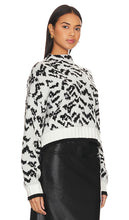 Central Park West Lola Mockneck Sweater in White