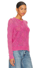 Central Park West Delilah V-neck Sweater in Pink