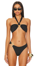 CIN CIN Locket Bandeau Top in Black - CIN CIN - Haut bandeau médaillon en noir - CIN CIN 黑色吊坠抹胸上衣 - CIN CIN Locket Bandeau-Top in Schwarz - CIN CIN 로켓 반두 탑 - Top a fascia con medaglione CIN CIN in nero