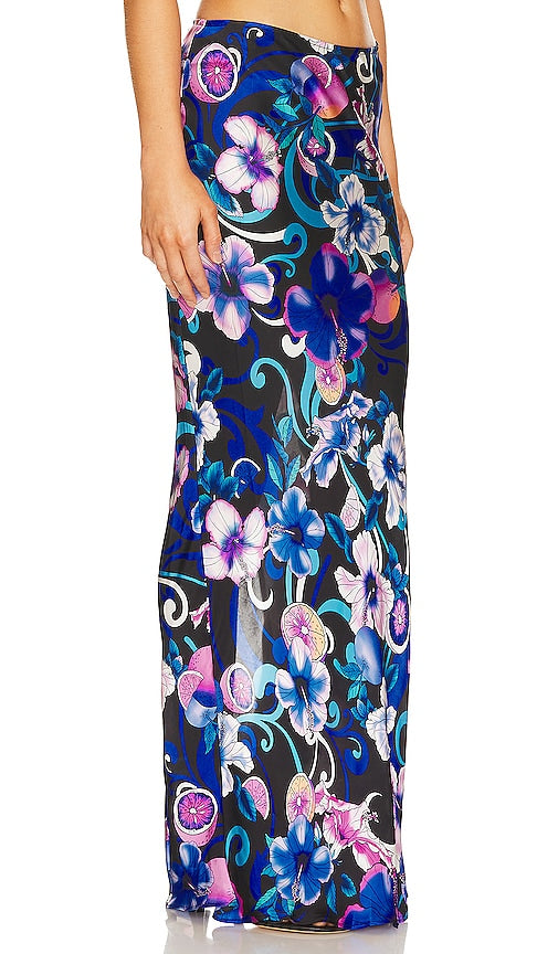 CIN CIN Miami Maxi Skirt in Blue