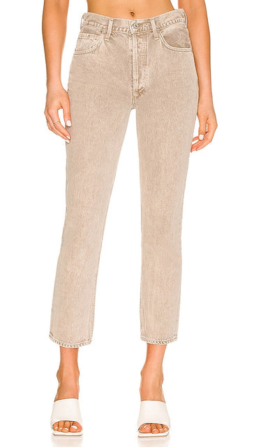 Citizens of Humanity Jolene High Rise Vintage Slim in Beige - Citizens of Humanity Jolene Vintage taille haute slim en beige - Citizens of Humanity Jolene 高腰复古修身米色 - Citizens of Humanity Jolene High Rise Vintage Slim in Beige - Citizens of Humanity Jolene 하이라이즈 빈티지 슬림 베이지 색상 - Citizens of Humanity Jolene vita alta vintage slim in beige