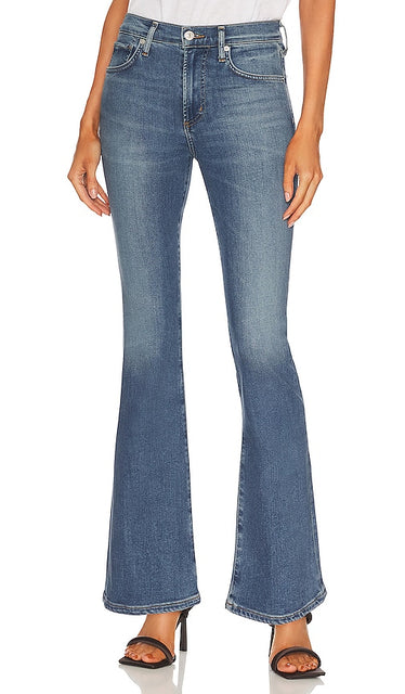 Citizens of Humanity Emannuelle Low Rise Boot in Blue - Botte taille basse Emannuelle Citizens of Humanity en bleu - Citizens of Humanity Emannuelle 蓝色低腰靴 - Citizens of Humanity Emannuelle Low Rise Boot in Blau - Citizens of Humanity Emannuelle 로우라이즈 부츠 블루 색상 - Stivaletto a vita bassa Emannuelle di Citizens of Humanity in blu