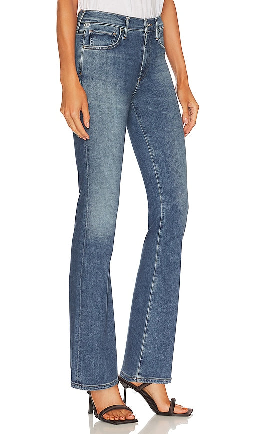 Citizens of Humanity Emannuelle Low Rise Boot in Blue