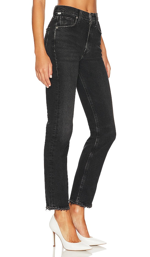 Citizens of Humanity Daphne High Rise Stovepipe in Black