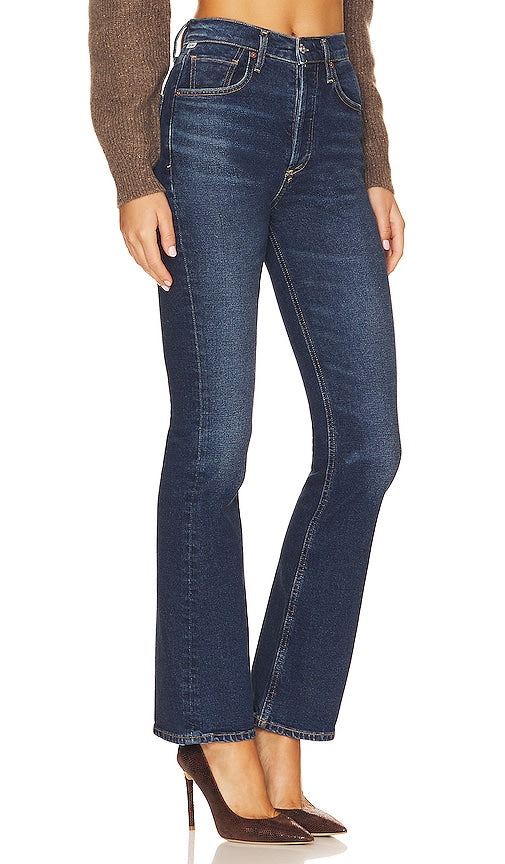 Citizens of Humanity Libby High Rise Vintage Boot in Blue