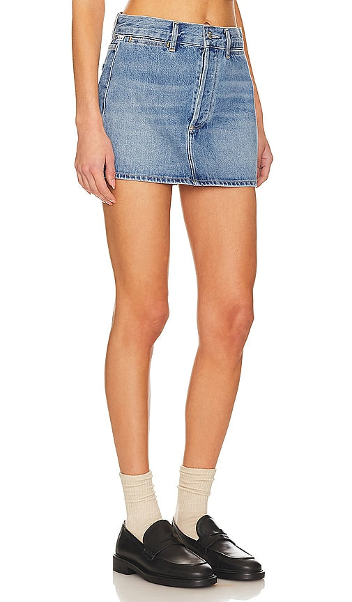 Citizens of Humanity Rosie Mini Skirt in Blue