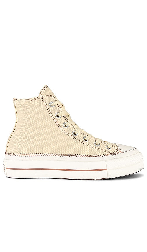 Converse Chuck Taylor All Star Lift Platform Sneaker in Beige
