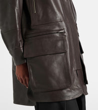 CO Leather field jacket