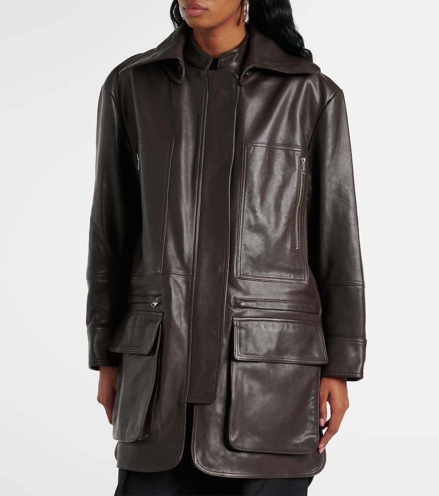 CO Leather field jacket