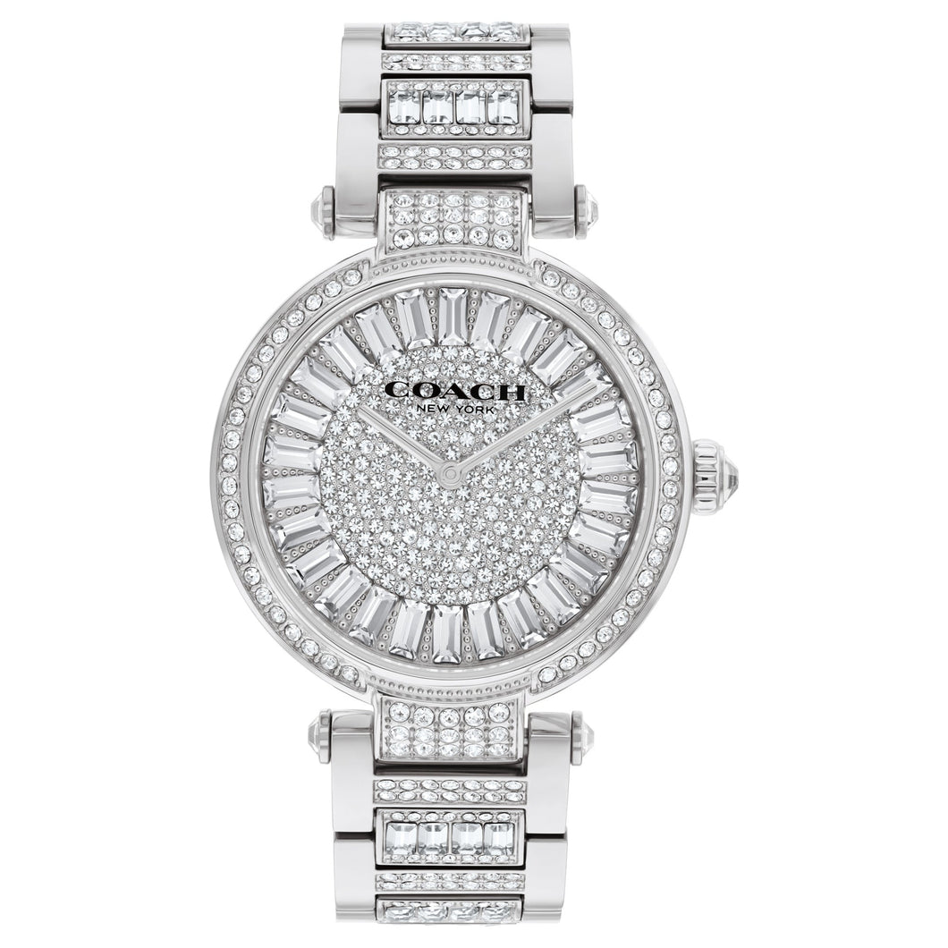 COACH Cary Crystal Stainless Steel Bracelet Watch 34mm - 14504267