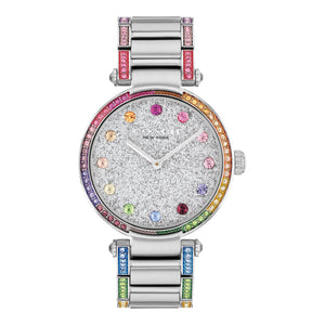 COACH Cary Rainbow Crystal Accents and Stainless Steel Bracelet Watch 34mm - 14504270
