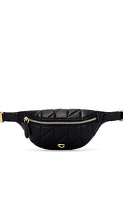 Coach Quilted Pillow Leather Essential Belt Bag in Black