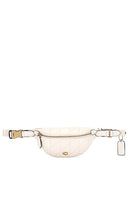 Coach Quilted Pillow Leather Essential Belt Bag in White